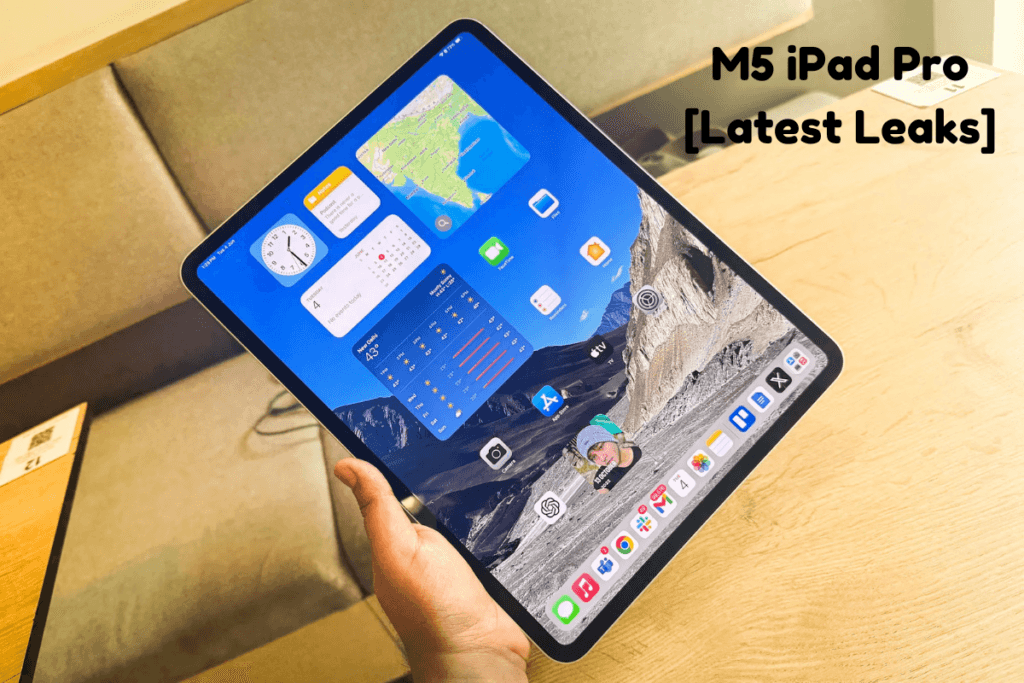 The Latest Leak on the M5 iPad Pro 4 m5 ipad pro